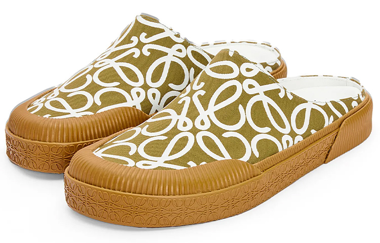LOEWE Anagram 'Green Flat Mule' 圖 3