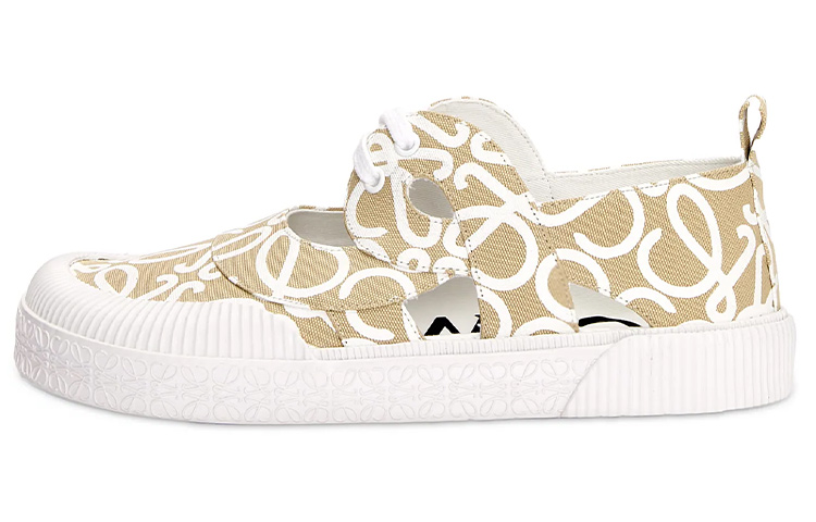 LOEWE Anagram Canvas Low Top 'Beige'