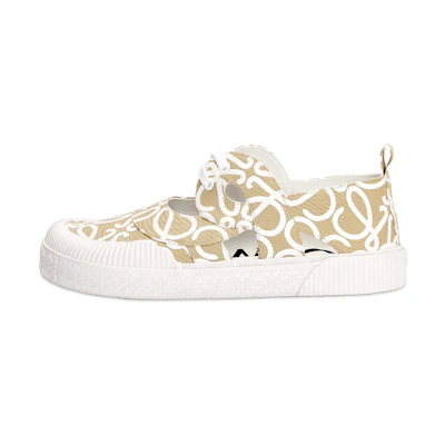 LOEWE Anagram Canvas Low Top 'Beige'