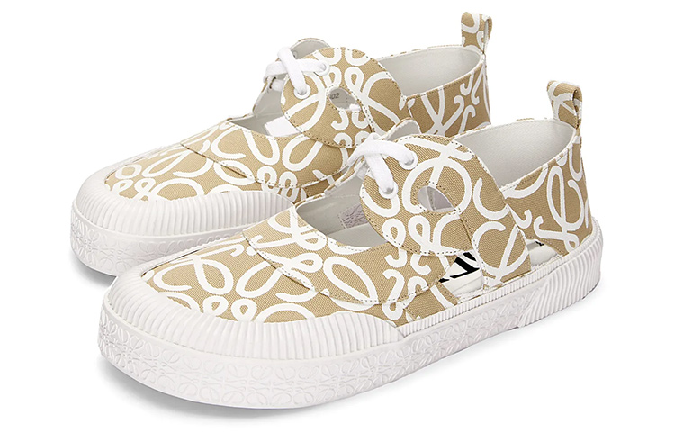 LOEWE Anagram Canvas Low Top 'Beige' 圖 3