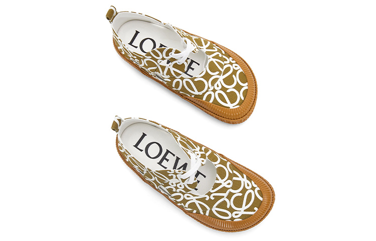 LOEWE Anagram Canvas Low Top 'Green Fashion' 圖 3
