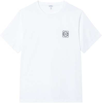 LOEWE Anagram 刺绣棉质白色圆领T恤 H526341XAI-2100 Order LOEWE Anagram 刺绣棉质白色圆领T恤 H526341XAI-2100