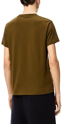 LOEWE Anagram 綠色刺繡棉質男士圓領T恤 H526341XAI-4160 Purchase LOEWE Anagram 綠色刺繡棉質男士圓領T恤 H526341XAI-4160