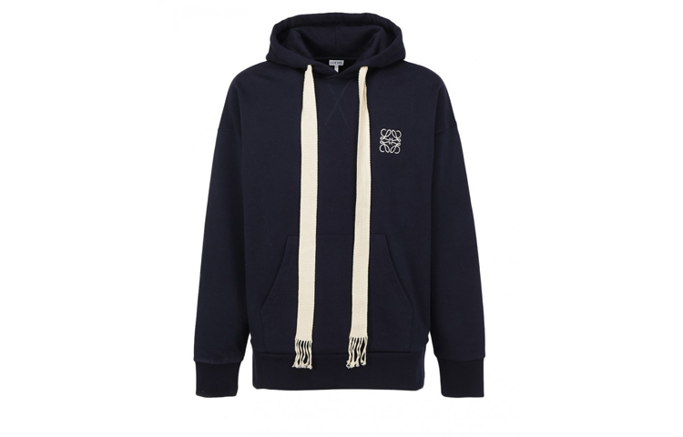 LOEWE Anagram Embroidered Hoodie Navy Blue H6109700SI-5110