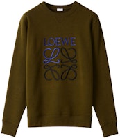 LOEWE Anagram刺绣标志经典卫衣卡其绿色. H526Y24J07-3969 Order LOEWE Anagram刺绣标志经典卫衣卡其绿色. H526Y24J07-3969