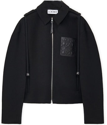 LOEWE Anagram FW22 Black Hooded Zip-Up Parka Coat. H526Y01W63-1100 Buy LOEWE Anagram FW22 Black Hooded Zip-Up Parka Coat. H526Y01W63-1100