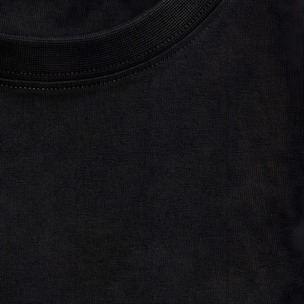 Sizing LOEWE Anagram FW22 刺繡標誌黑色短袖男士T恤。 H526Y22X25-1100