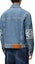 Purchase LOEWE Anagram FW24 Logo Cutout Denim Jacket Men’s Mid Blue Long Sleeve H526Y50W25-5475