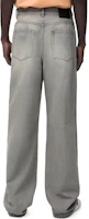 Purchase LOEWE Anagram FW24 Logo Patch Relaxed Straight Leg Jeans Men’s Gray Mix. H526Y11W57-1440
