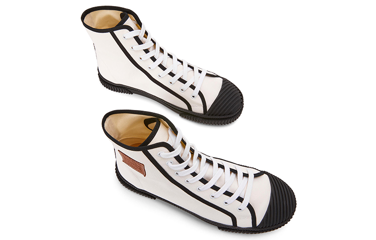 Shop LOEWE Anagram Alta Canvas 'Blanco Algodón' M616282X05-1950