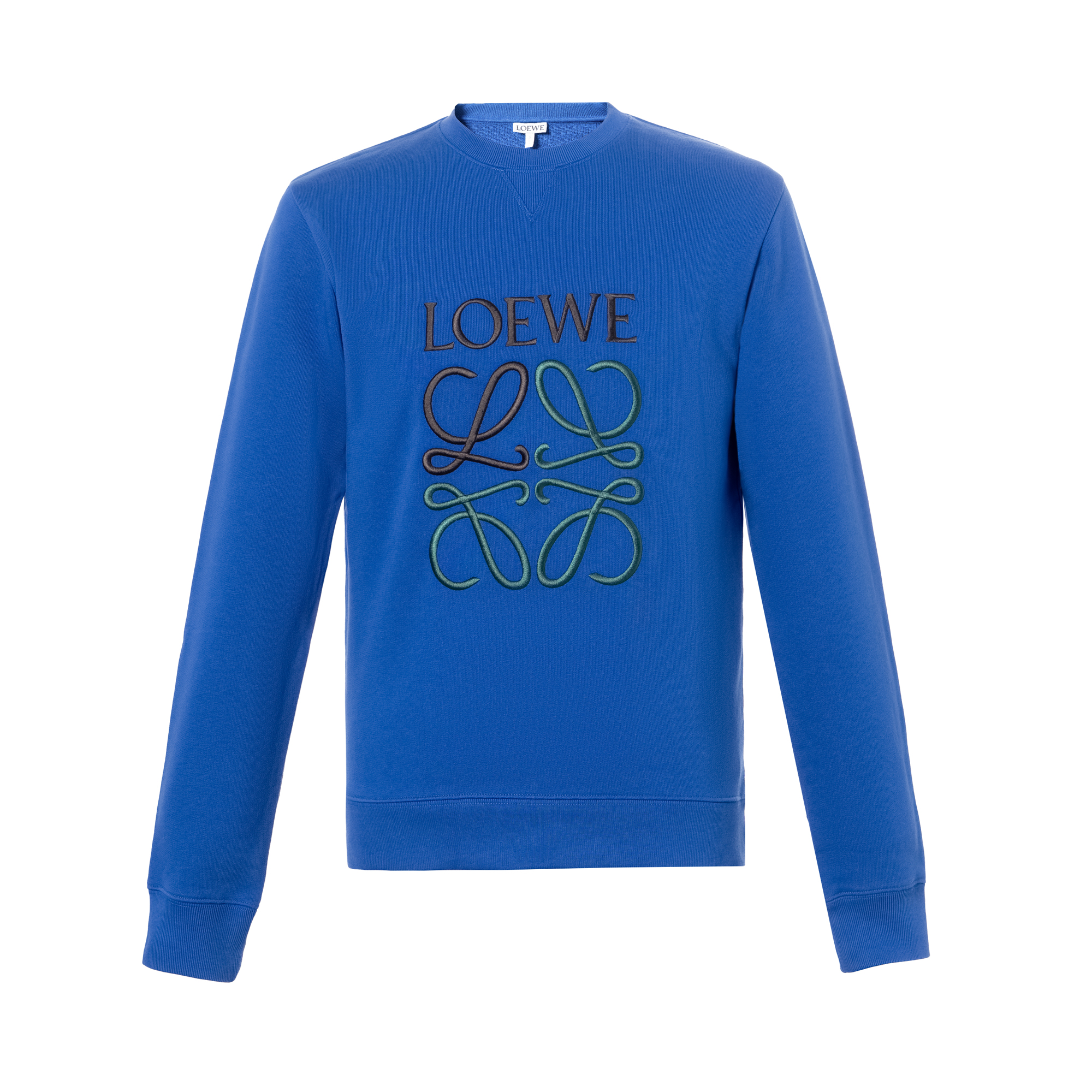 LOEWE Anagram Logo Embroidered Classic Sweatshirt Blue H526Y24J07-5560