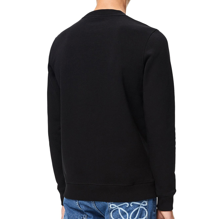 Details for LOEWE Anagram Logo Sweatshirt Hitam Bordir Kapas. H526341XA1-1100