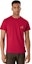 Sizing LOEWE Anagram Logo Baju-T Merah Kapas Lengan Pendek Crewneck. H526341XAI-7100