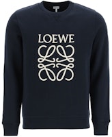 LOEWE Anagram 海军蓝刺绣标志纯棉圆领卫衣 H526Y24J02-5110 Order LOEWE Anagram 海军蓝刺绣标志纯棉圆领卫衣 H526Y24J02-5110