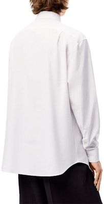 LOEWE Anagram 牛津長袖襯衫 白色 前口袋設計 H526Y05W38-2100 Shop LOEWE Anagram 牛津長袖襯衫 白色 前口袋設計 H526Y05W38-2100