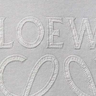 LOEWE Anagram SS25 Cotton Loose Fit Sports Sweatshirt Light Grey. H526Y24X58-1130 Purchase LOEWE Anagram SS25 Cotton Loose Fit Sports Sweatshirt Light Grey. H526Y24X58-1130