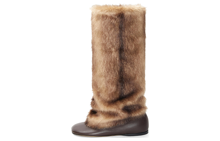 LOEWE Ankle Boot 'Brown Slip-On' M816285X81-3079