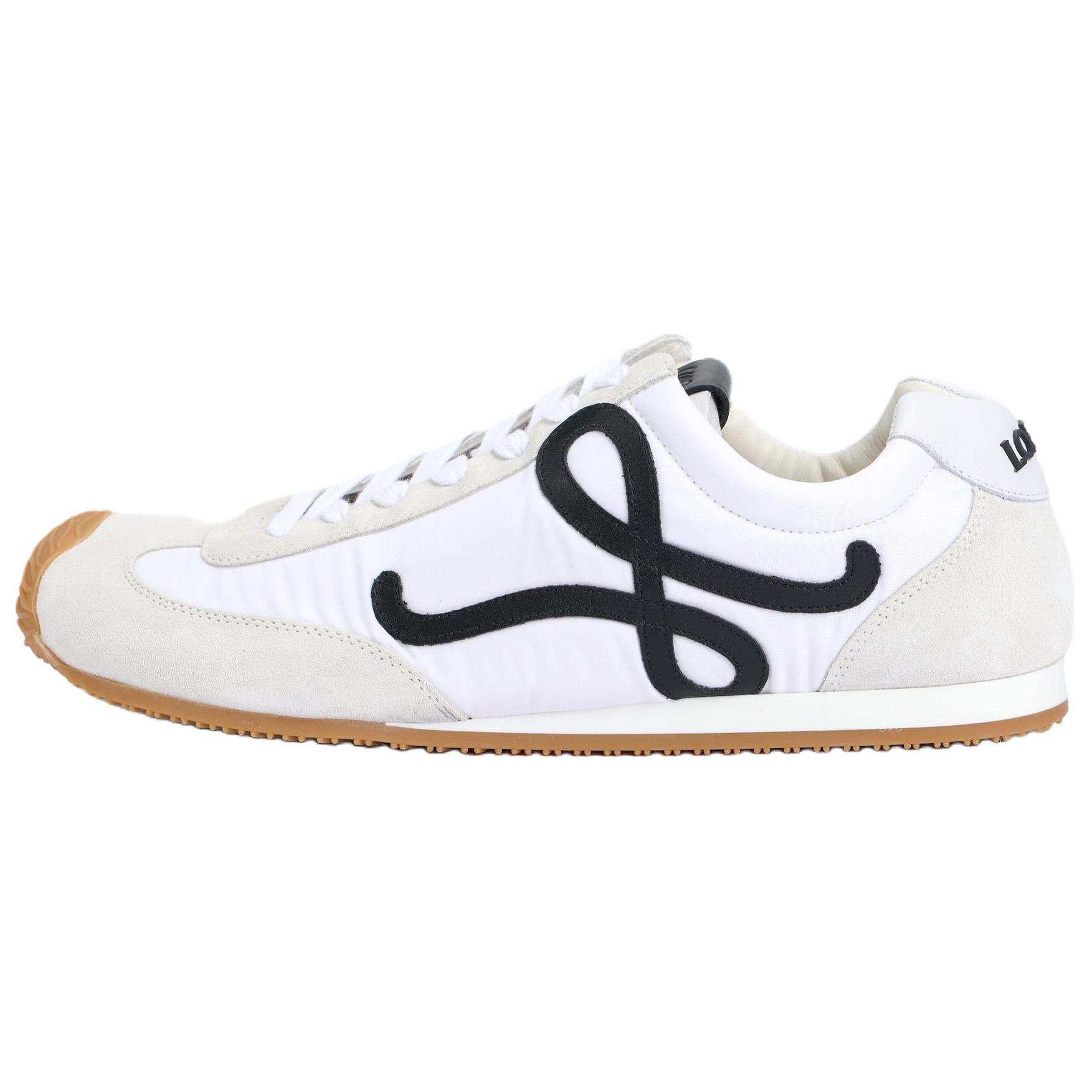 LOEWE Ballet Runner 2.0 White Low-Top Calfskin Casual Sneakers for Men M816282XB3-2101