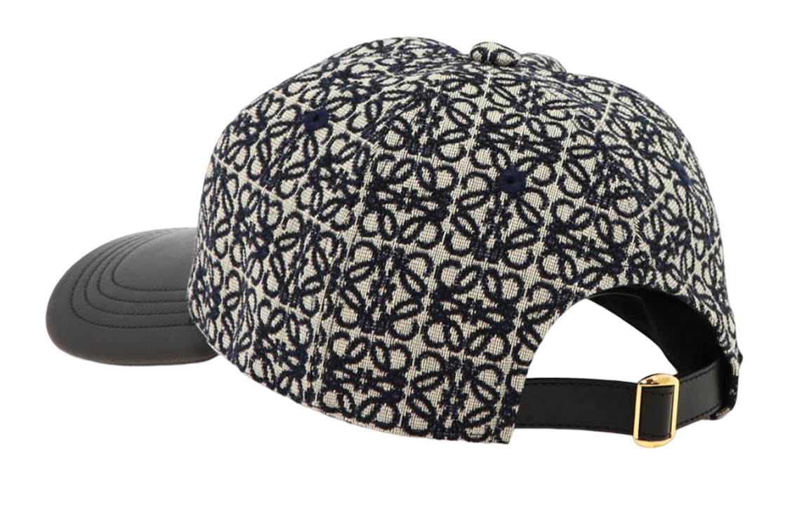 Shop LOEWE 黑色休闲潮流棒球帽 男女同款 K604358X01-5938