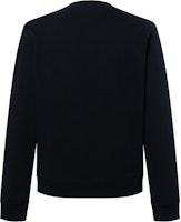 罗意威黑色棉质刺绣标志圆领卫衣。 H526Y24J07-1100 Lookbook 罗意威黑色棉质刺绣标志圆领卫衣。 H526Y24J07-1100