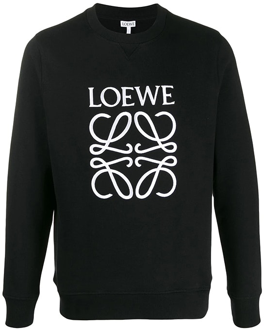 loewe-black-crewneck-sweatshirt-with-logo-embroidery-for-men-h6109900-cr-1100