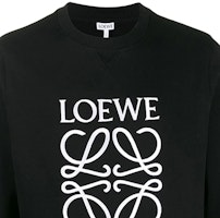 LOEWE 男士黑色刺绣Logo圆领卫衣 H6109900CR-1100 Details for LOEWE 男士黑色刺绣Logo圆领卫衣 H6109900CR-1100