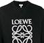 Details for LOEWE 男士黑色刺绣Logo圆领卫衣 H6109900CR-1100