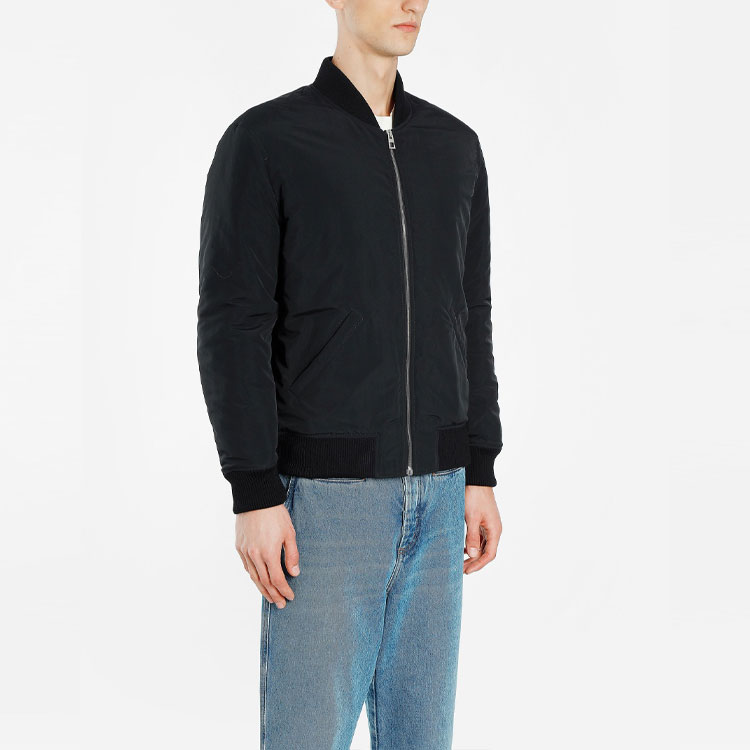 Details for LOEWE Jaket Hitam dengan Warna Polos dan Cetak Huruf Daisy di Belakang. H2108900PO-1100