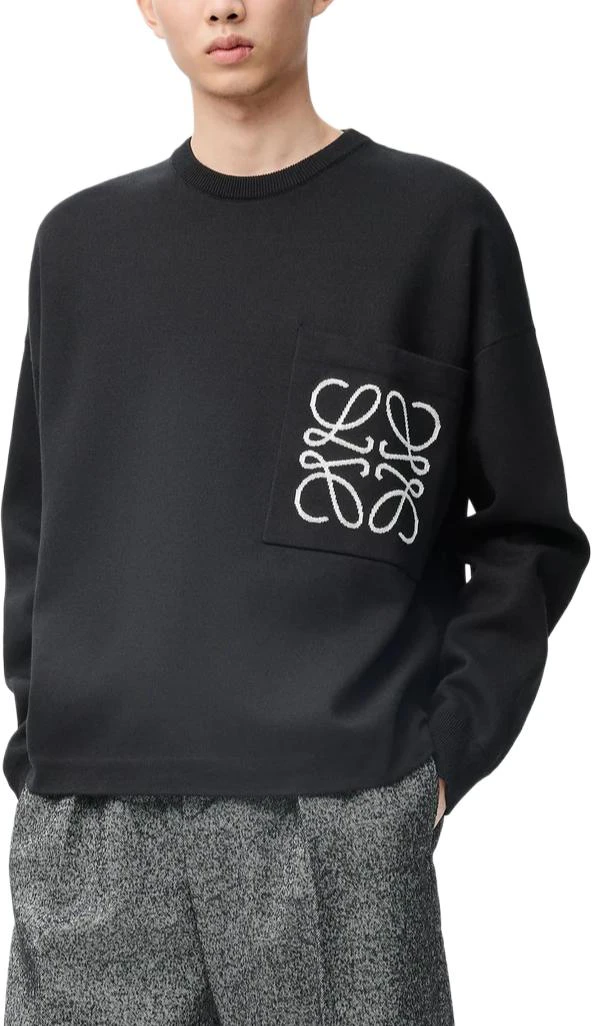 loewe-black-loose-fit-crewneck-long-sleeve-sweatshirt-with-pocket-h526-y14-kki-1102