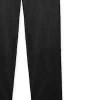 Sizing LOEWE Seluar Cargo Kaki Lurus Hitam Lelaki dengan Logo & Poket Butang. H526Y04WFB-1100