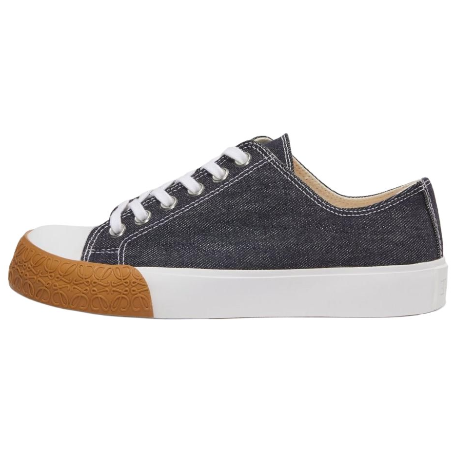 LOEWE Bloc Low-Top Blue Lace-Up Sneakers for Men. M816282XAB-2834
