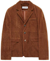 LOEWE Brown Single-Breasted Long Sleeve Jacket SS24 HSM1Y19L04-3200 LOEWE Brown Single-Breasted Long Sleeve Jacket SS24 HSM1Y19L04-3200