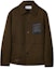 Order LOEWE Button-Up Collared Jacket FW22 Dark Olive Green. H526Y02W19-4153
