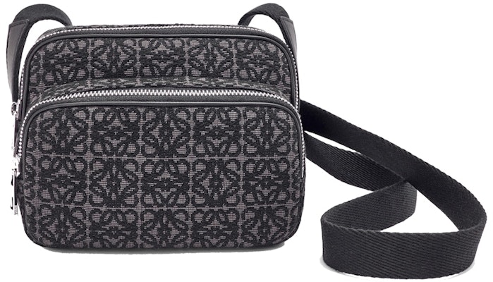 LOEWE Camera Bag in Anagram Jacquard Mini Anthracite/Black Buy LOEWE Camera Bag in Anagram Jacquard Mini Anthracite/Black
