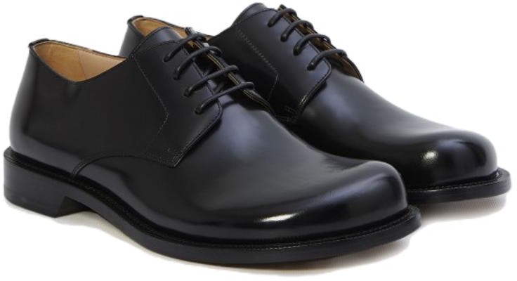 LOEWE Sepatu Derby Kulit 'Hitam' M815284X02-1100 Lookbook LOEWE Sepatu Derby Kulit 'Hitam' M815284X02-1100