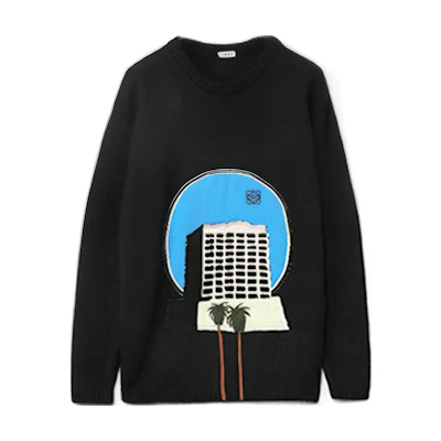 LOEWE Capsule Collection Knit Cartoon Sweater Black H897Y14K02-1489