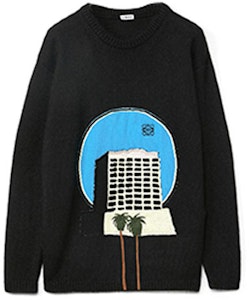 LOEWE Koleksi Capsule Baju Knit Kartun Hitam H897Y14K02-1489 Order LOEWE Koleksi Capsule Baju Knit Kartun Hitam H897Y14K02-1489