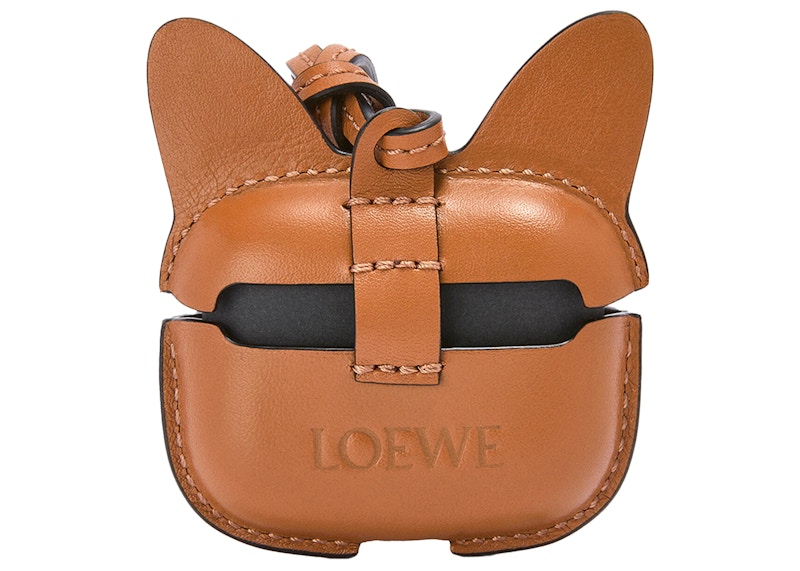 Order LOEWE 小牛皮貓咪AirPod Pro保護套-棕色
