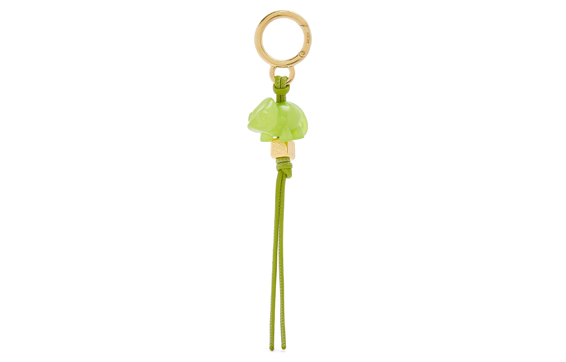 LOEWE Chameleon Pattern Keychain Green Unisex Couples Edition. C621232XHZ-1718