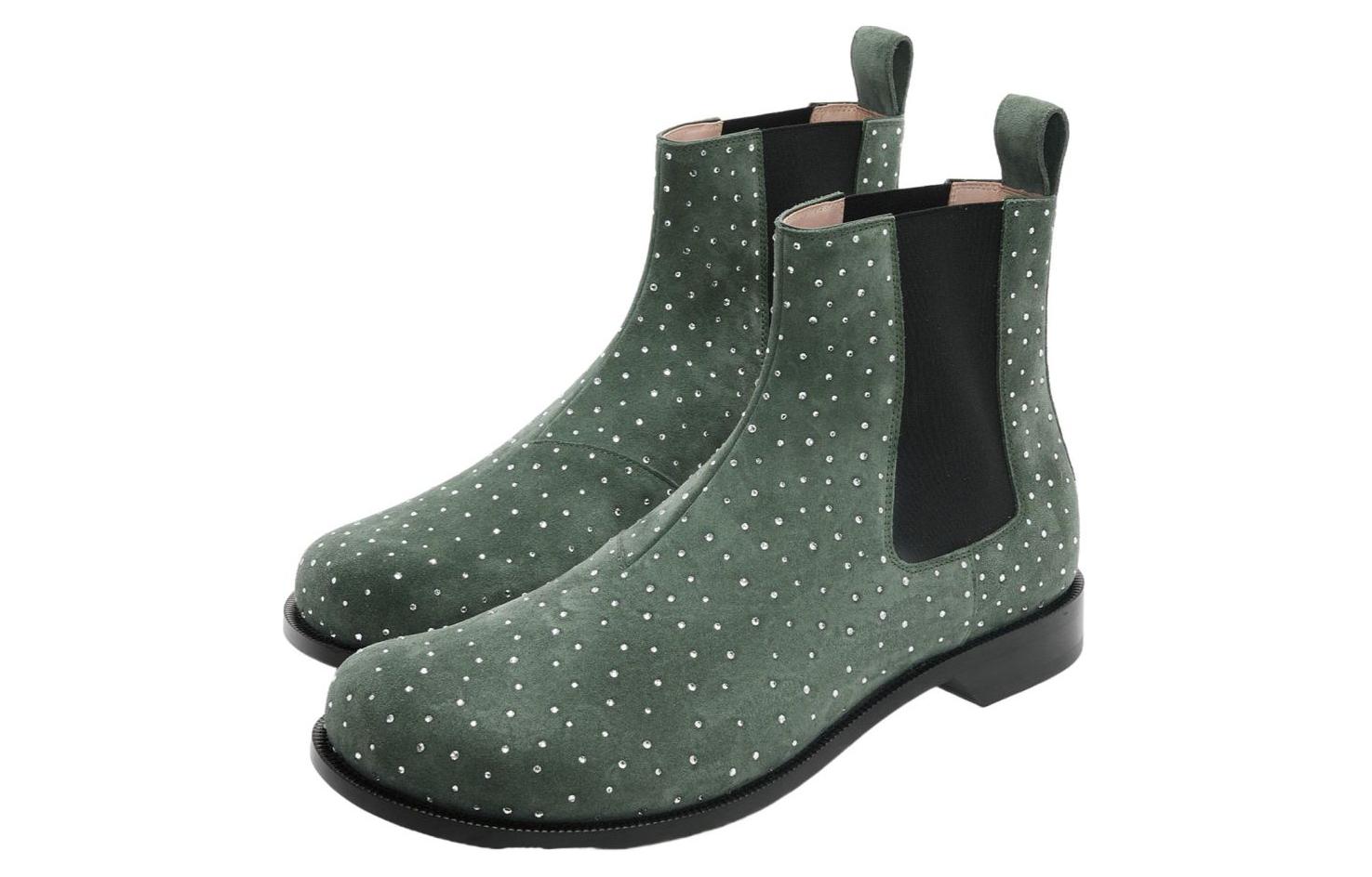LOEWE Chelsea Boot 'Green Leather' 圖 3