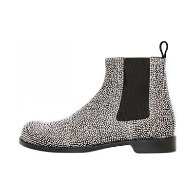 LOEWE Chelsea Boot 'Silver'