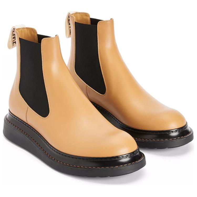 Shop LOEWE 切尔西靴 '暖沙色' M816S05X16-2586