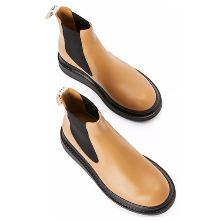 Purchase LOEWE 切尔西靴 '暖沙色' M816S05X16-2586