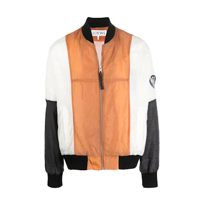 LOEWE Color Block Varsity Zip Jacket Multicolor H664Y02W56-9990