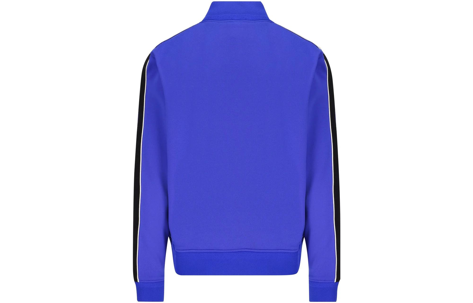 Lookbook LOEWE 深蓝条纹Logo立领长袖夹克 H526Y02X05-6081