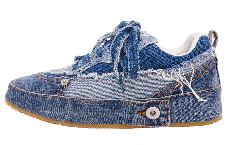 LOEWE Denim Low-Top Lace-Up 'Blue Fashion' M816282X74-6395