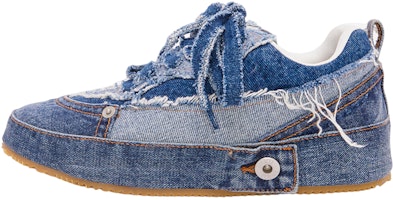LOEWE Denim Low-Top Lace-Up 'Blue Fashion' M816282X74-6395 LOEWE Denim Low-Top Lace-Up 'Blue Fashion' M816282X74-6395