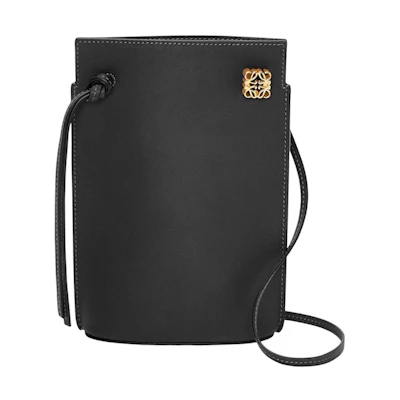 LOEWE Dice Pocket in Classic Calfskin Black