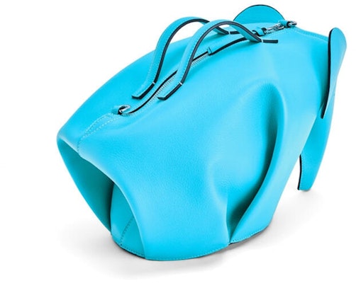 LOEWE Elephant Bag Large Cyan Lookbook LOEWE Elephant Bag Large Cyan
