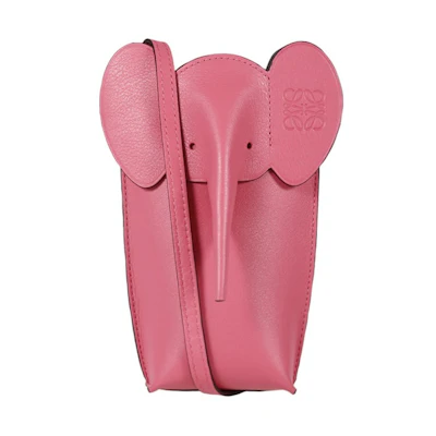 LOEWE Elephant Pocket in Classic Calfskin New Candy